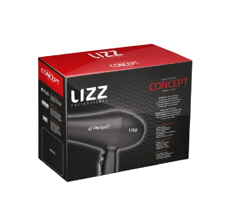SECADOR CONCEPT CINZA 127V (2150W) / 220V (2300W) – LIZZ PROFESSIONAL