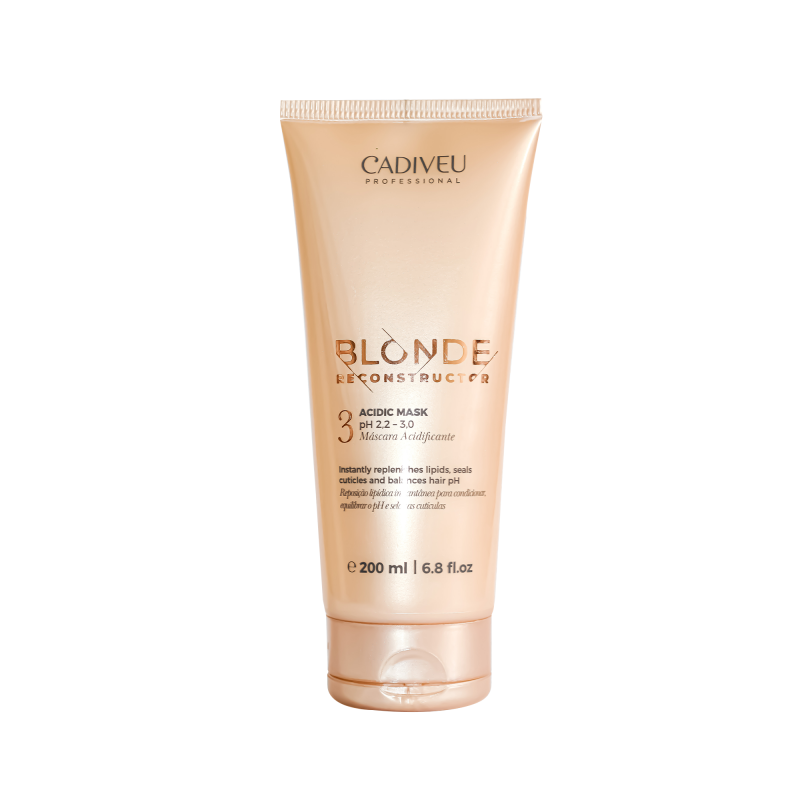 CADIVEU PROFESSIONAL BLONDE RECONSTRUCTOR MÁSCARA ACIDIFICANTE 200ML