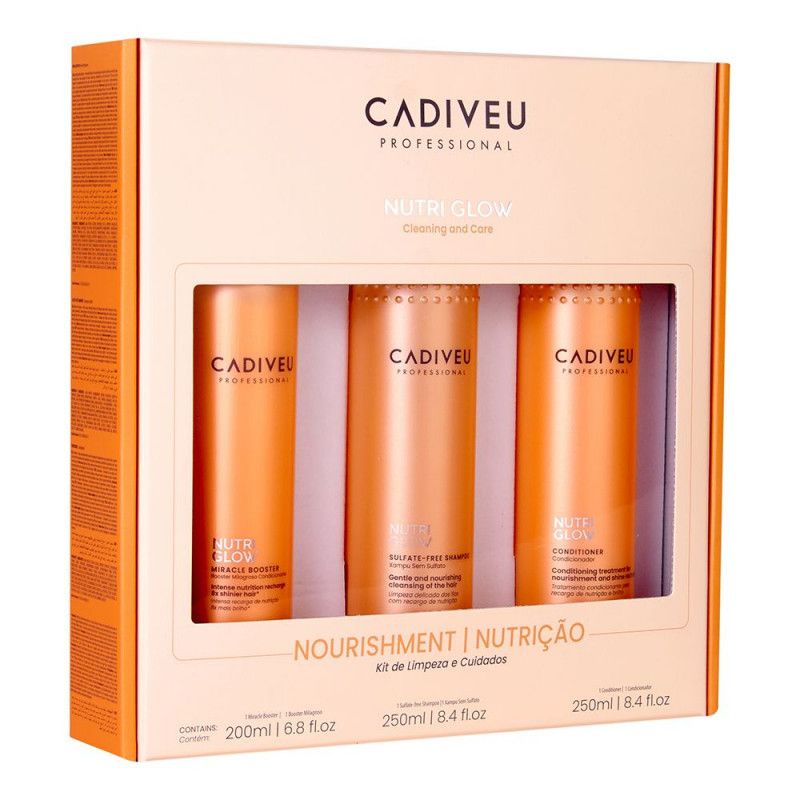 KIT CADIVEU PROFESSIONAL NUTRI GLOW NUTRIÇÃO (3 PRODUTOS)