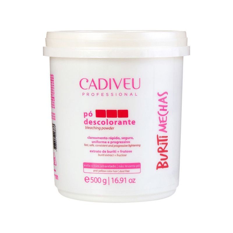 CADIVEU PROFESSIONAL PÓ DESCOLORANTE ULTRARRÁPIDO BURITI MECHAS 500G