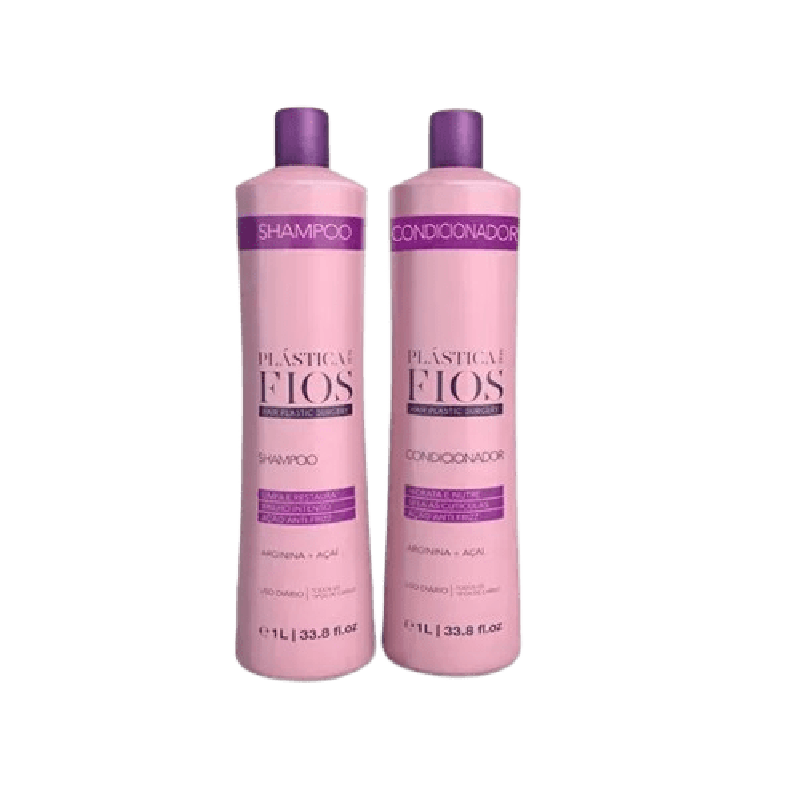 CADIVEU PLÁSTICA DOS FIOS SHAMPOO+COND 1L