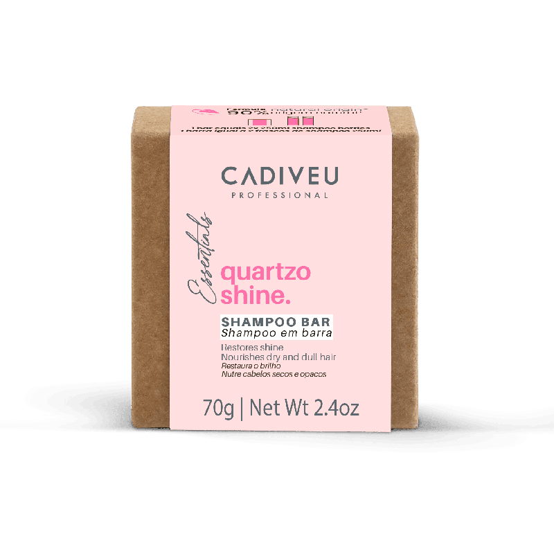 CADIVEU ESSENTIALS QUARTZO SHINE SHAMPOO EM BARRA 70g