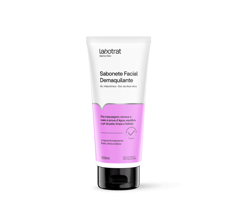 Sabonete Facial Demaquilante Dermo Skin 100ml Labotrat
