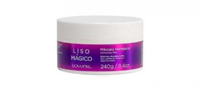 LOWELL MÁSCARA HIDRATANTE LISO MÁGICO 240g