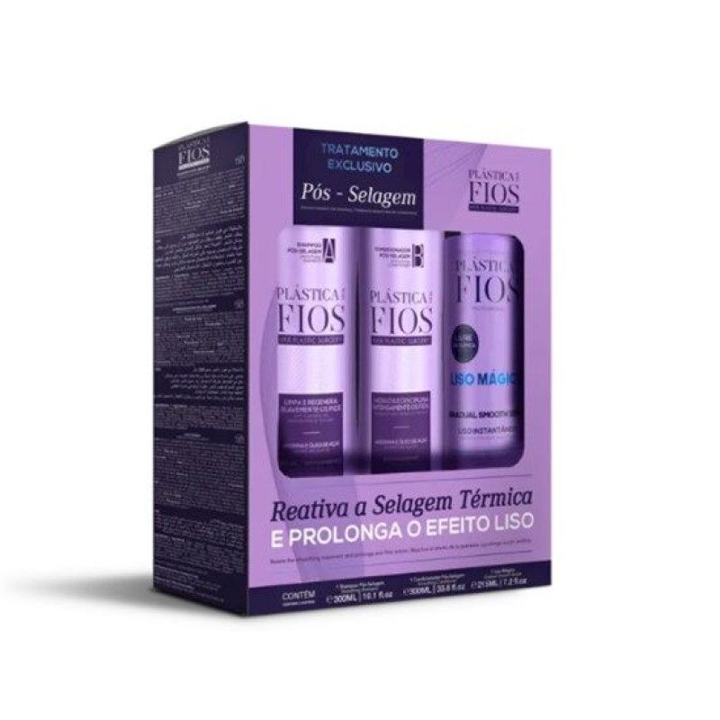 CADIVEU PLASTICA DOS FIOS KIT HOME CARE PÓS SELAGEM 300ML