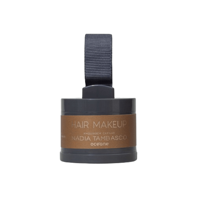 MAQUIAGEM CAPILAR CASTANHO CLARO NÁDIA TAMBASCO BY OCÉANE - HAIR MAKE UP 4g