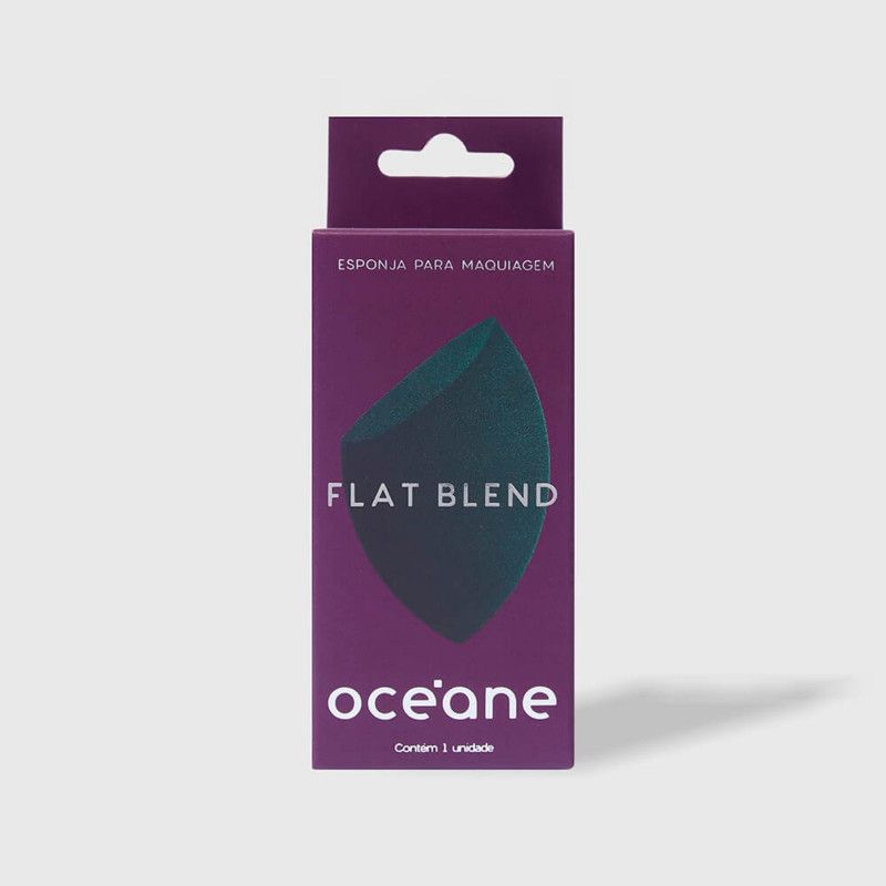 ESPONJA DE MAQUIAGEM OCÉANE EDITION - FLAT BLEND VERDE