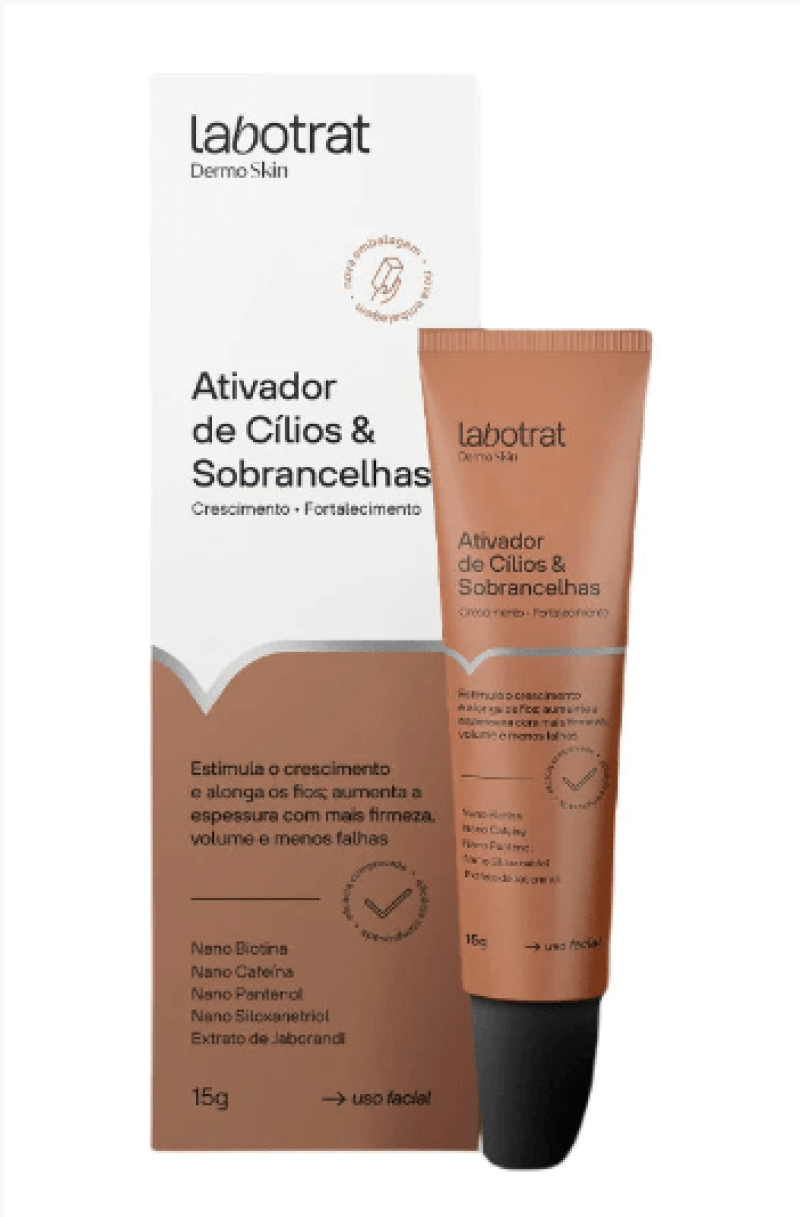 ATIVADOR DE CRESCIMENTO CÍLIOS E SOBRANCELHAS DERMO SKIN 15G LABOTRAT