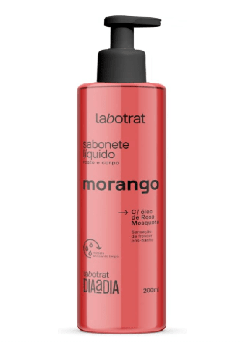 Sabonete Líquido Morango Dia a dia 190ml Labotrat
