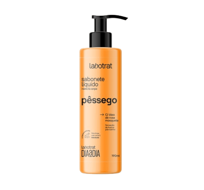 SABONETE LÍQUIDO PÊSSEGO DIA A DIA 190ML LABOTRAT