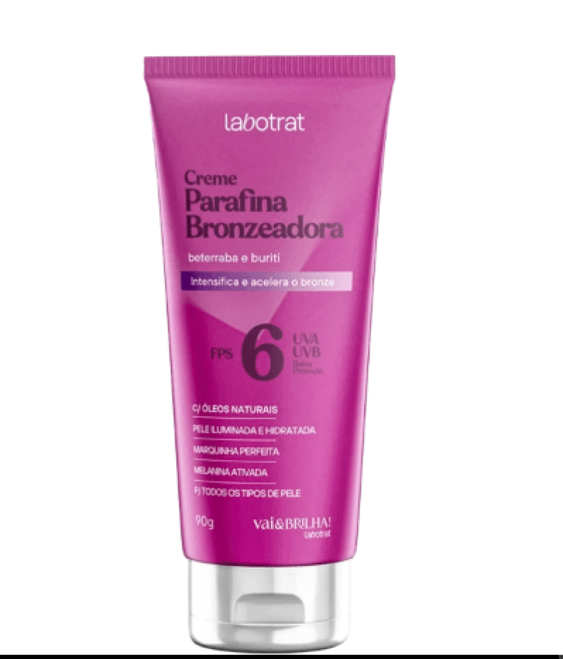 PARAFINA BRONZEADORA BETERRABA E BURITI FPS6 VAI&BRILHA 90G LABOTRAT