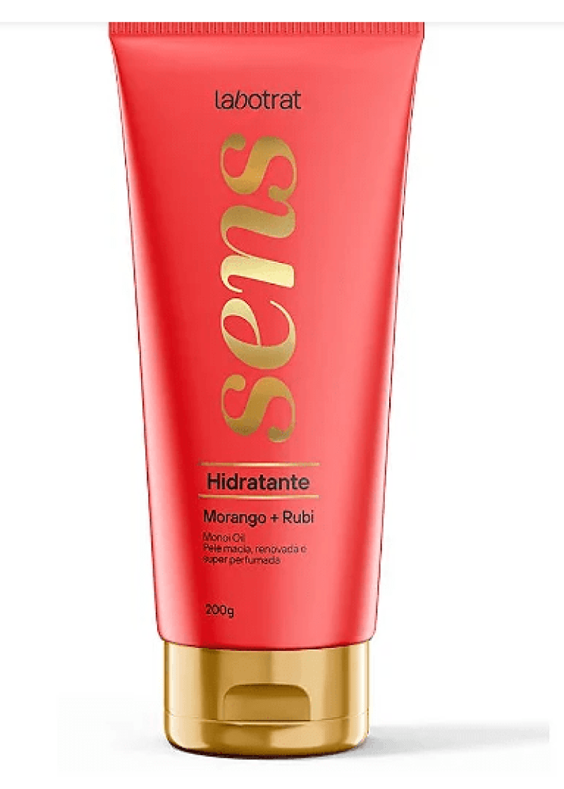 Hidratante Morango & Rubi Sens 200g Labotrat