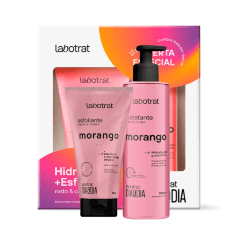 Pack Dia a Dia C/ 2 Itens - Morango Labotrat