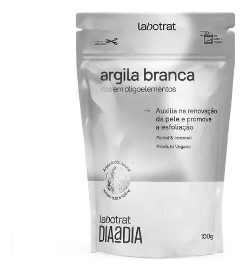Argila Branca Dia a dia 100g Labotrat