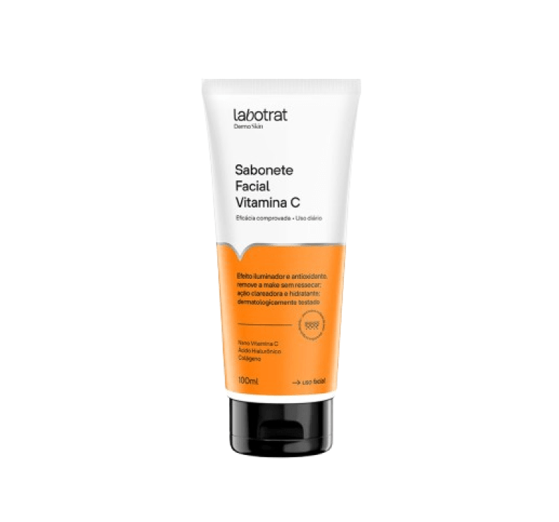 SABONETE FACIAL C/ VITAMINA C DERMO SKIN 100ML LABOTRAT