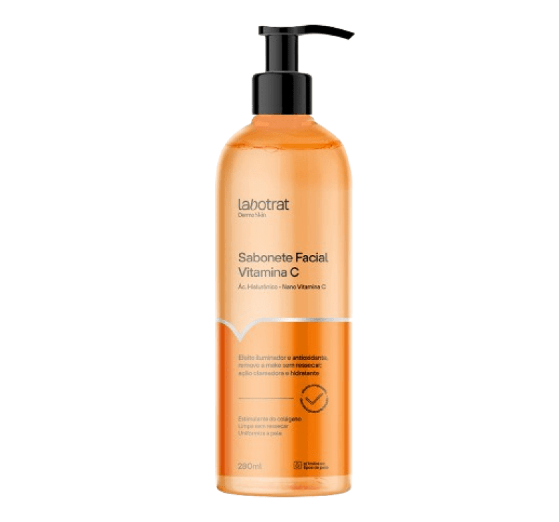 SABONETE FACIAL VITAMINA C DERMO SKIN 280ML LABOTRAT