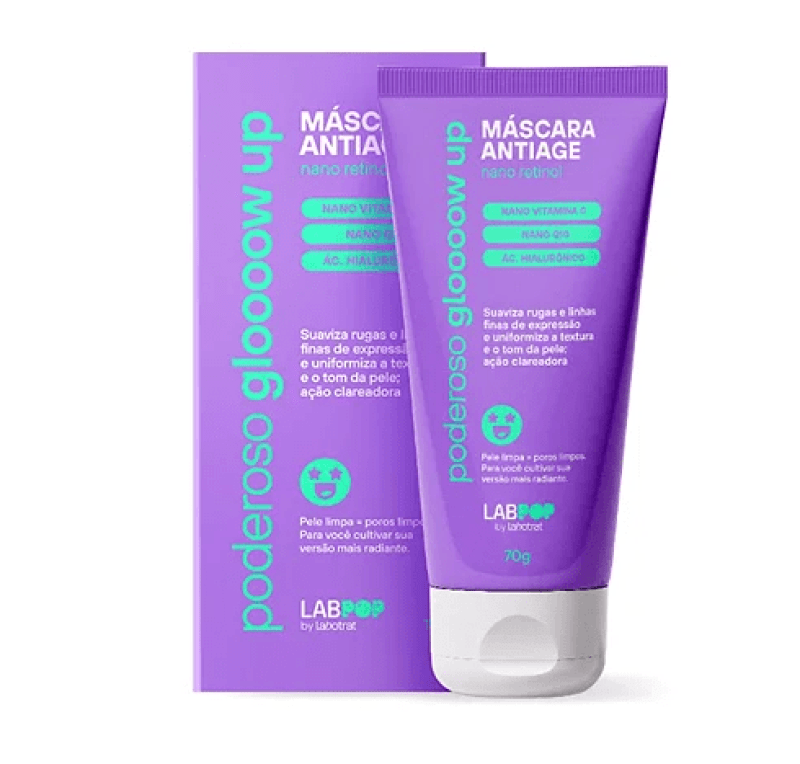 Máscara Facial Poderoso Glow Up 70g LabPOP