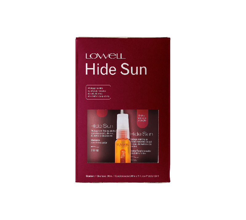 LOWELL CAIXA CARTUCHO KIT HIDE SUN