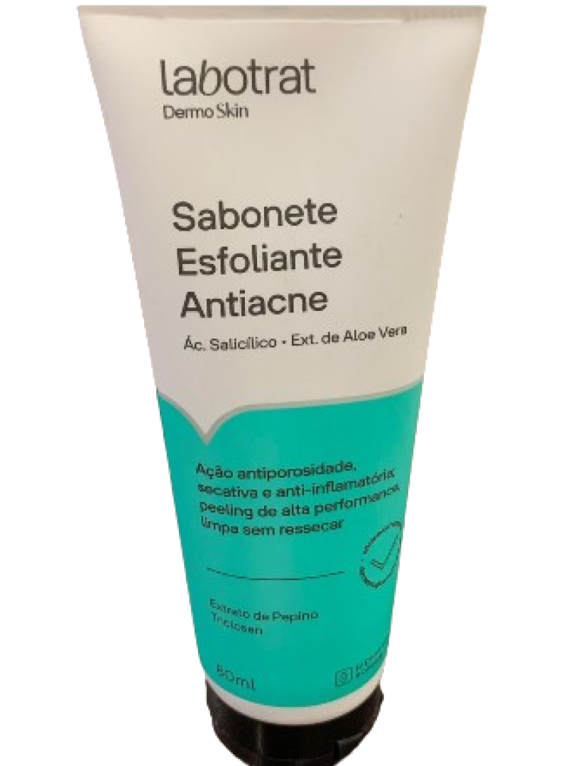 Sabonete Esfoliante Antiacne Dermo Skin 80ml Labotrat
