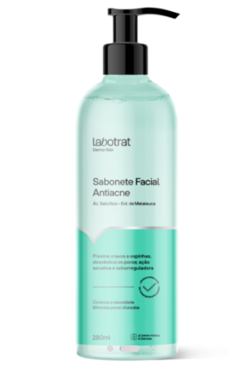 Sabonete Facial Antiacne Dermo Skin 280ml Labotrat