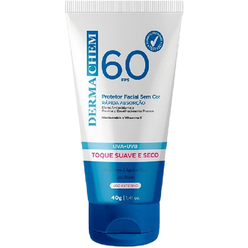 DERMACHEN PROTETOR SOLAR FACIAL 60fps 40g