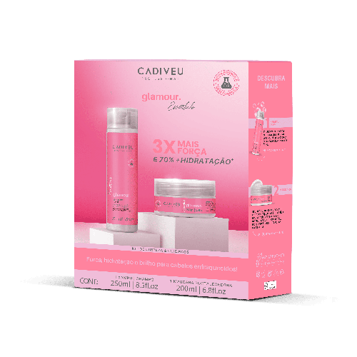 CADIVEU KIT GLAMOUR LIMPEZA HOME CARE