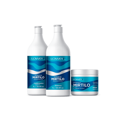 Kit c/ 3 produtos Mirtilo lavatório Lowell 