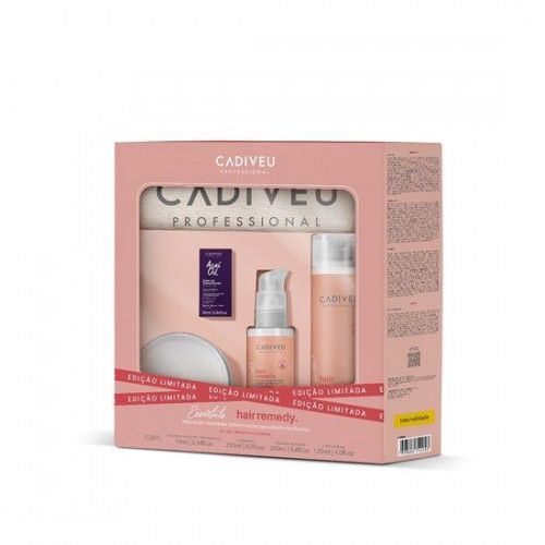 CADIVEU KIT PROFESSIONAL ESSENTIAL HAIR REMEDY HOME CARE