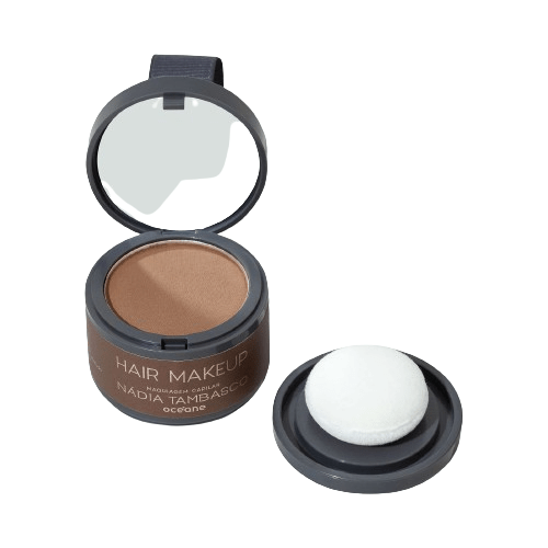 MAQUIAGEM CAPILAR CASTANHO NÁDIA TAMBASCO BY OCÉANE - HAIR MAKE UP 4g