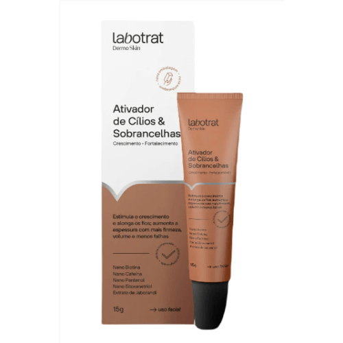 ATIVADOR DE CRESCIMENTO CÍLIOS E SOBRANCELHAS DERMO SKIN 15G LABOTRAT