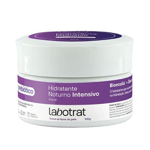 HIDRATANTE FACIAL NOTURNO INTENSIVO DERMO SKIN 100G LABOTRAT