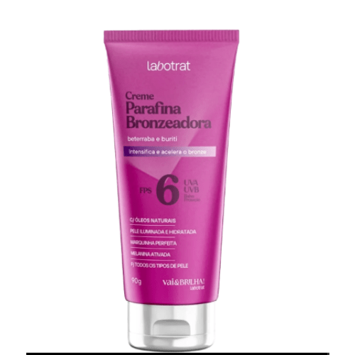 PARAFINA BRONZEADORA BETERRABA E BURITI FPS6 VAI&BRILHA 90G LABOTRAT