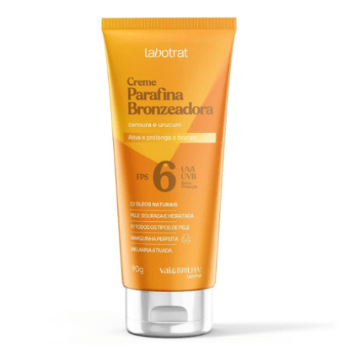PARAFINA BRONZEADORA CENOURA E URUCUM FPS6 VAI&BRILHA 90G LABOTRAT