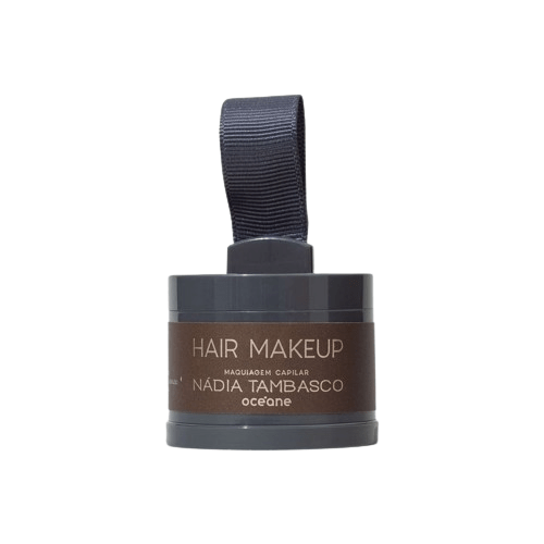 MAQUIAGEM CAPILAR CASTANHO ESCURO NÁDIA TAMBASCO BY OCÉANE - HAIR MAKE UP 4g